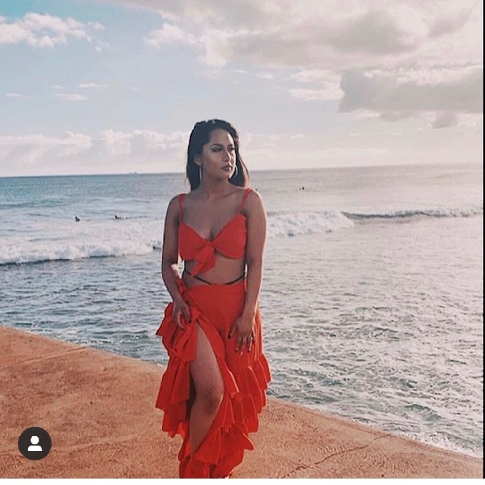 Red Hawaiian set